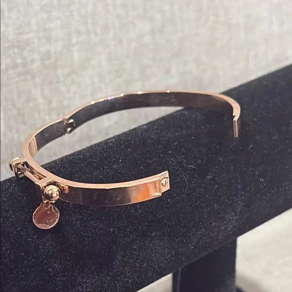 Rose Gold Bangle Bracelet - Picture 4 of 4
